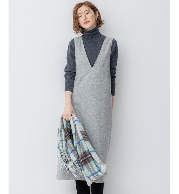 23区「シルクネップツイード ジャンパースカート」|ワンピース|ﾗｲﾄｸﾞﾚ