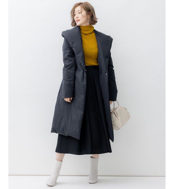 23区「【滝沢眞規子さん着用】リュクスダウン ガウンコート」|ダウン|