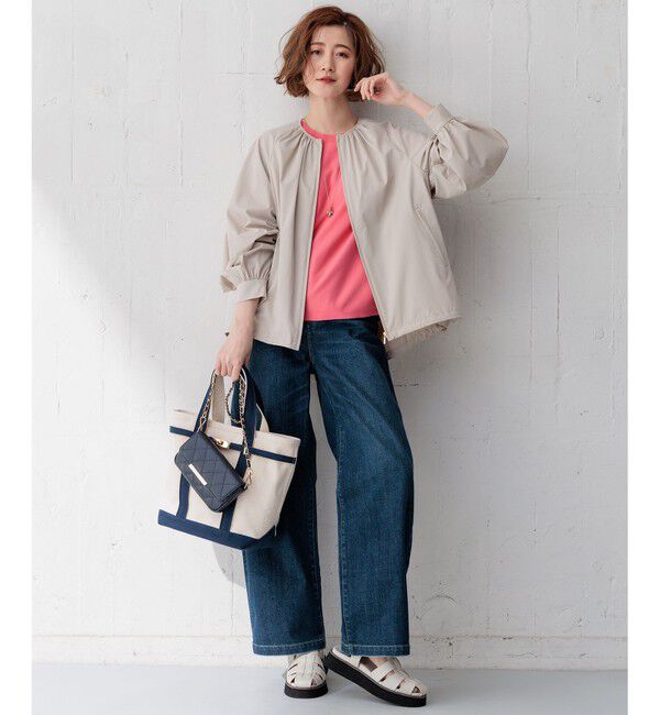 23区「【洗える/撥水加工】ナイロン2WAYストレッチ  ブルゾン」|その他|