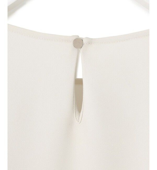 23区「【洗える】ストレッチジョーゼット ラウンドネック カットソー」|Tシャツ・カットソー|