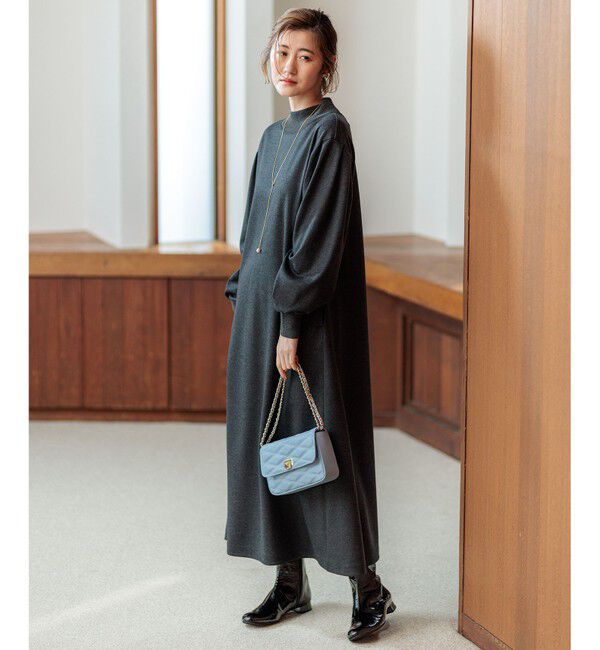 23区「【洗える】ウールミルドジャージー ワンピース」|ワンピース|