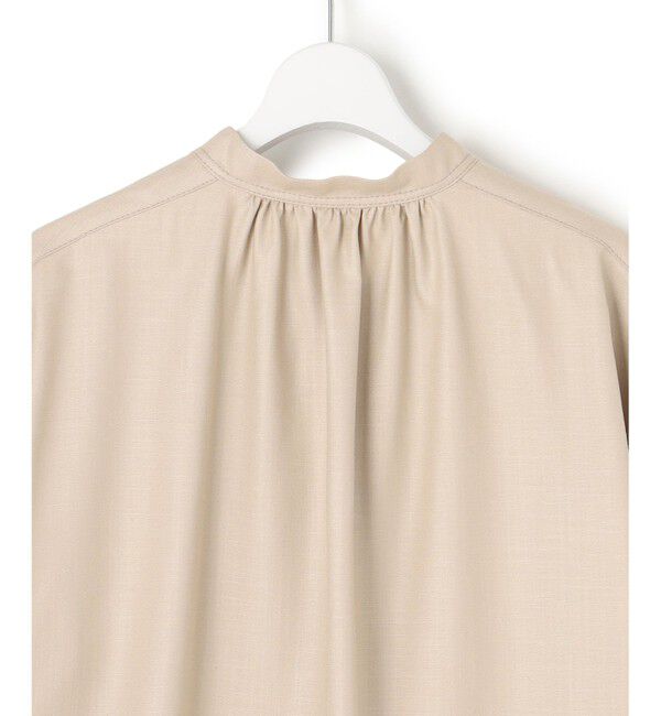 23区「【接触冷感/UVカット】ドライスラブストレッチ スキッパー ブラウス」|シャツ・ブラウス|