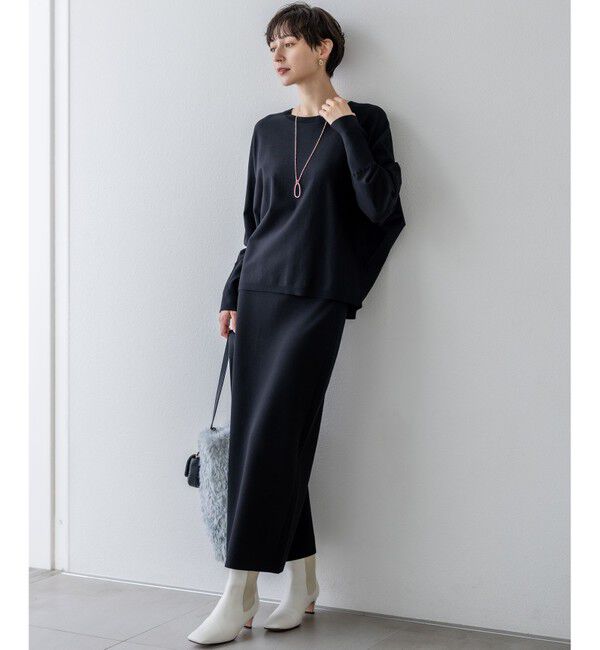 23区「【洗える/吊り干しOK】ヴィスコースストレッチ タイトスカート」|スカート|