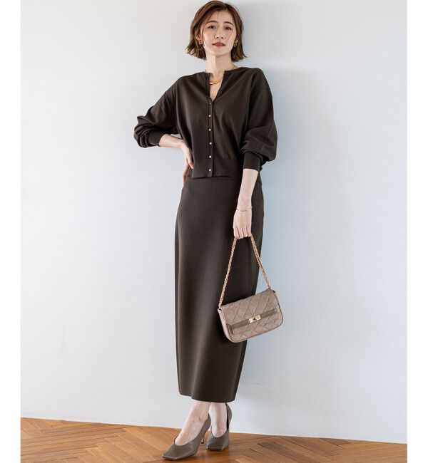 23区「【洗える/吊り干しOK】ヴィスコースストレッチ タイトスカート」|スカート|