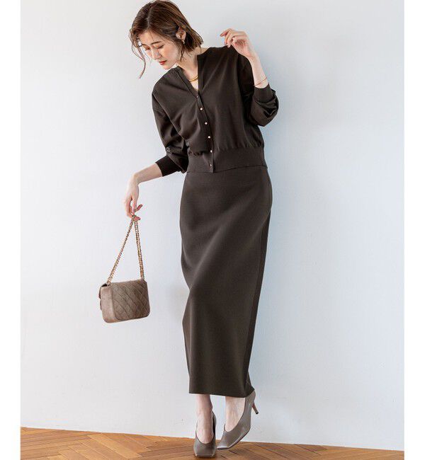 23区「【洗える/吊り干しOK】ヴィスコースストレッチ タイトスカート」|スカート|