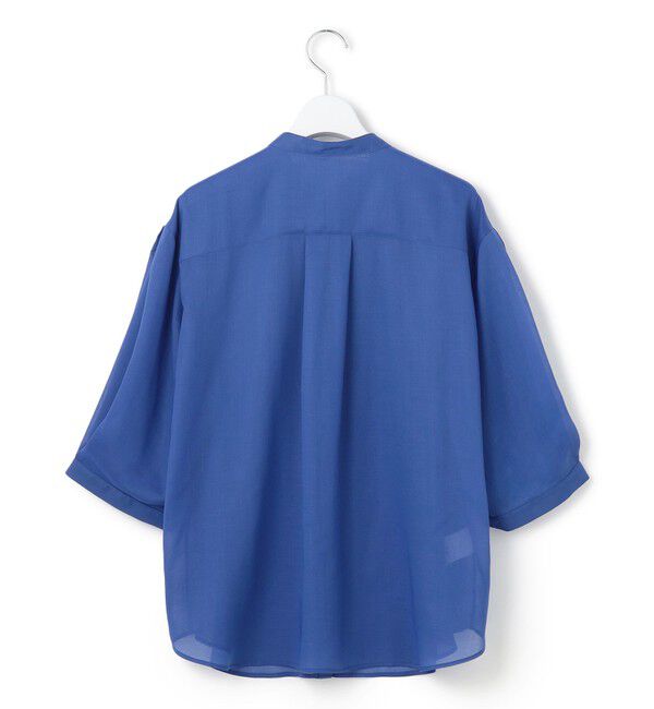 23区「【洗える】シアービエラ タックデザイン ブラウス」|シャツ・ブラウス|