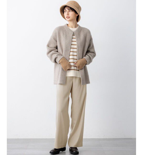 23区「【見上愛さん着用/Oggi10月号掲載/洗える】スエーディーサテン ワイド パンツ」|その他|