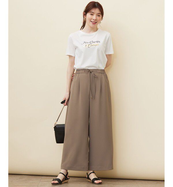 ANY SIS「箔プリントロゴ Tシャツ」|Tシャツ・カットソー|