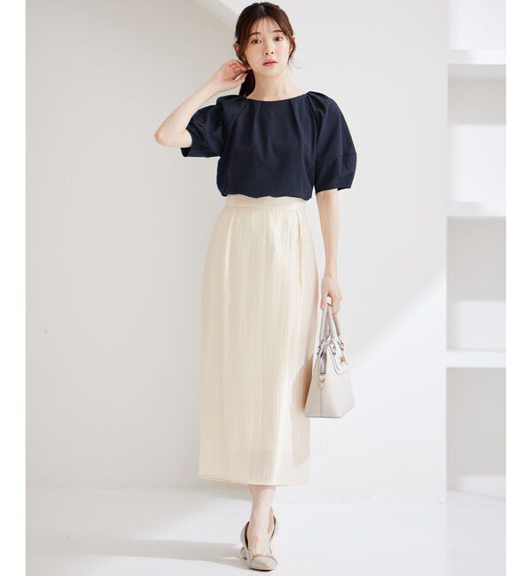 any SiS「【洗える】ソフトグリッターペンシル スカート」|スカート|