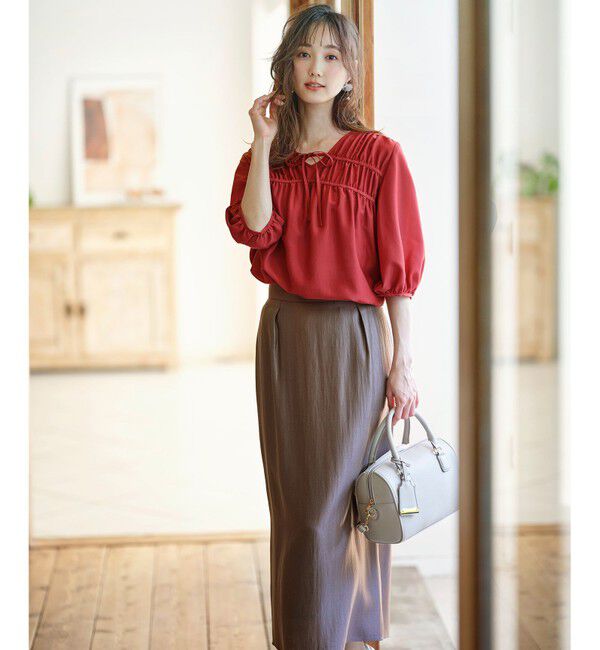 any SiS「【洗える】ソフトグリッターペンシル スカート」|スカート|