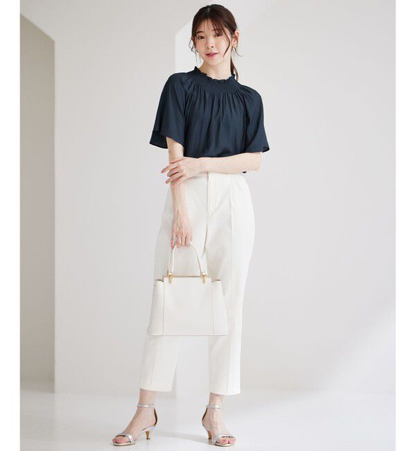 any SiS「【洗える】カッセンシャーリング ブラウス」|シャツ・ブラウス|