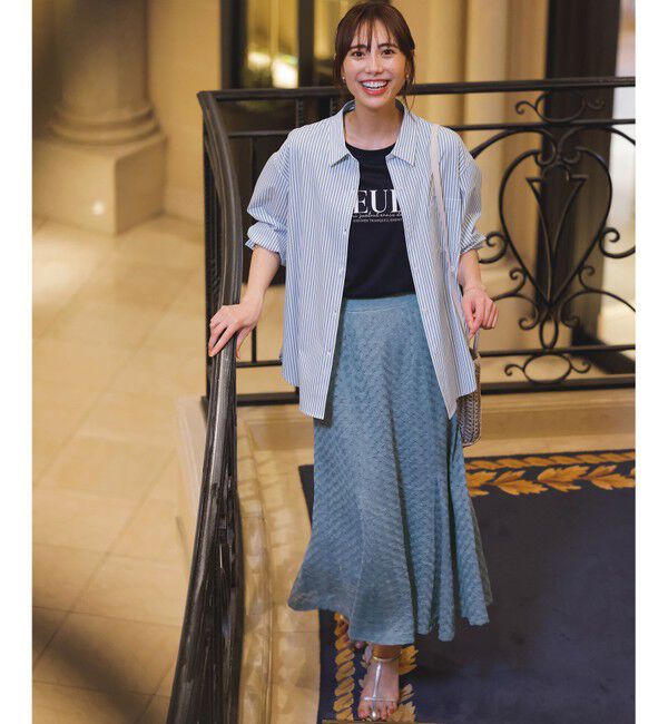 any SiS「【接触冷感・UVケア】冷感ロゴ Tシャツ」|Tシャツ・カットソー|