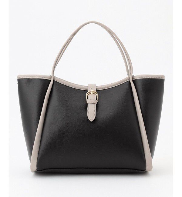 any SiS「【2WAY】ベルトベーシック トートバッグ」|トートバッグ|ﾌﾞﾗｯｸ&times;ﾗ