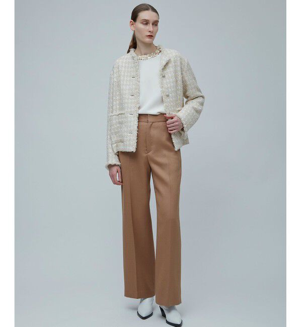 BEIGE,「【S-size】MONGE / ノーカラージャケット」|ノーカラージャケット|