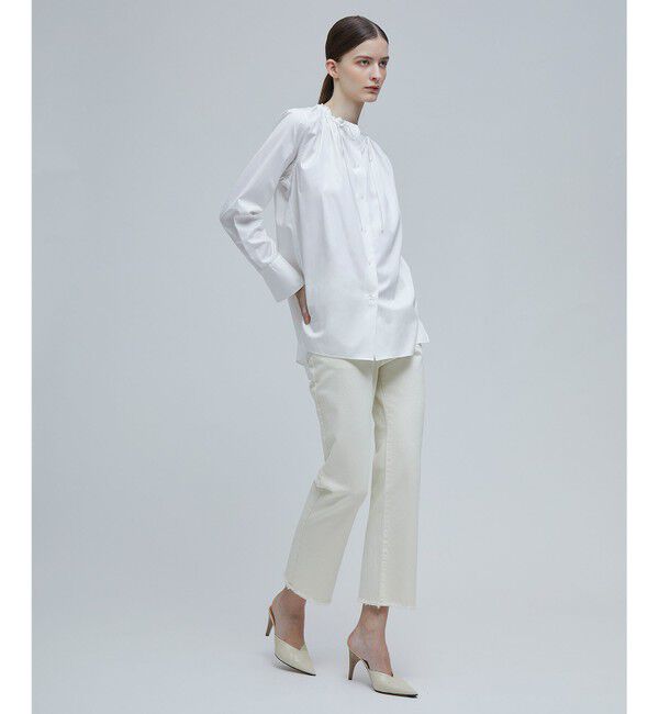 BEIGE,「【洗える】VICTOR / カットオフデニム」|デニム|