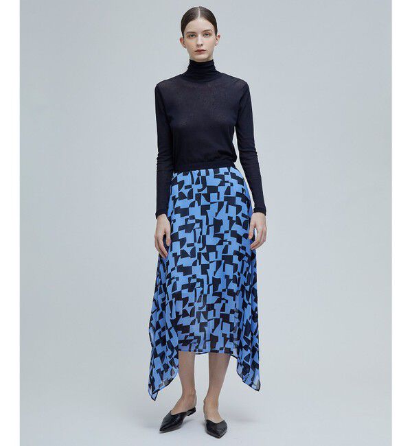 BEIGE,「LUCIE / ランダムヘムスカート」|スカート|