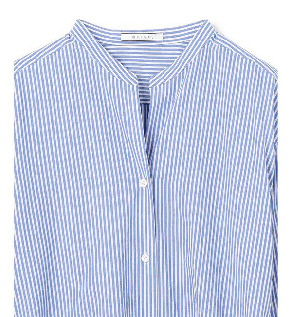 BEIGE,「【WEB限定】GILLES / シャツワンピース」|ワンピース|