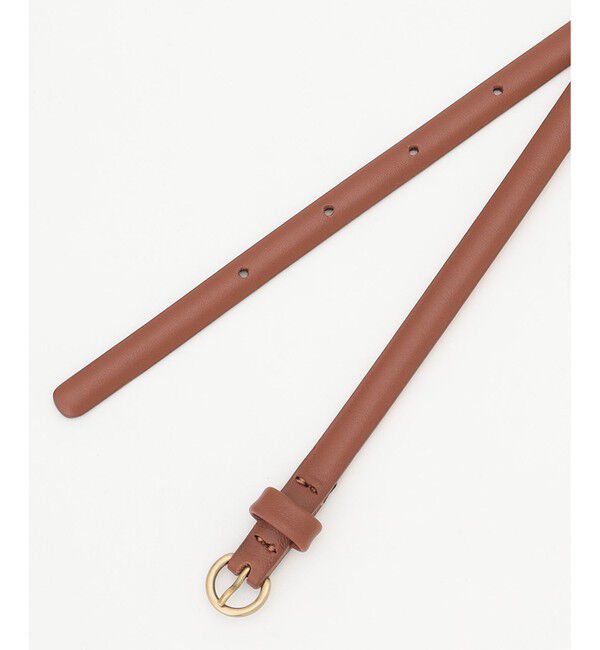 BEIGE,「【一部店舗限定】ATELIER AMBOISE / スムースレザーベルト」|ベルト|