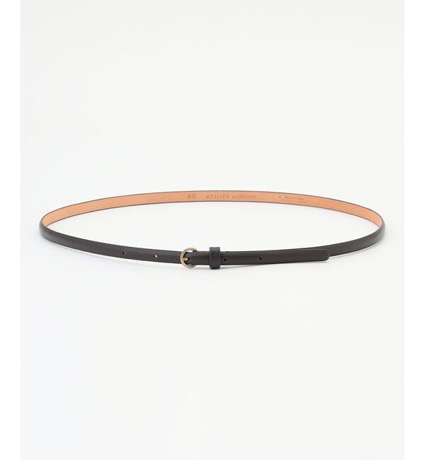 BEIGE,「【一部店舗限定】ATELIER AMBOISE / スムースレザーベルト」|ベルト|Testa Moro