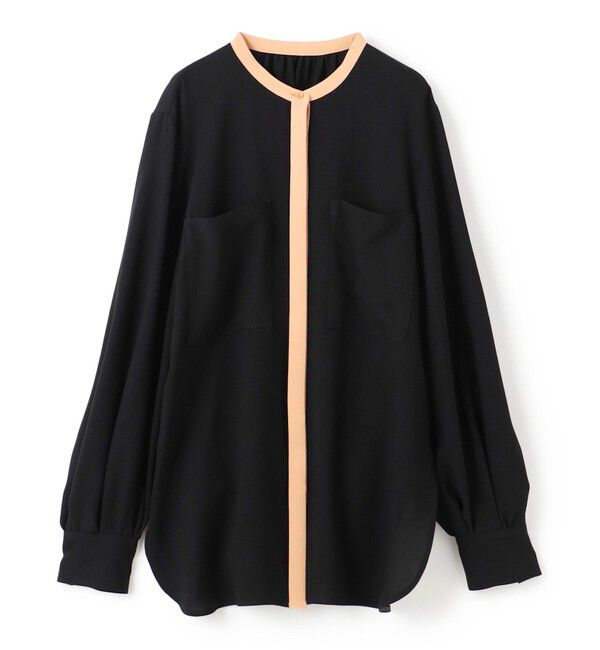 BEIGE,「【洗える】SIBYLLE / 配色カラーロングパフスリーブブラウス」|シャツ・ブラウス|Black&times;L.Camel