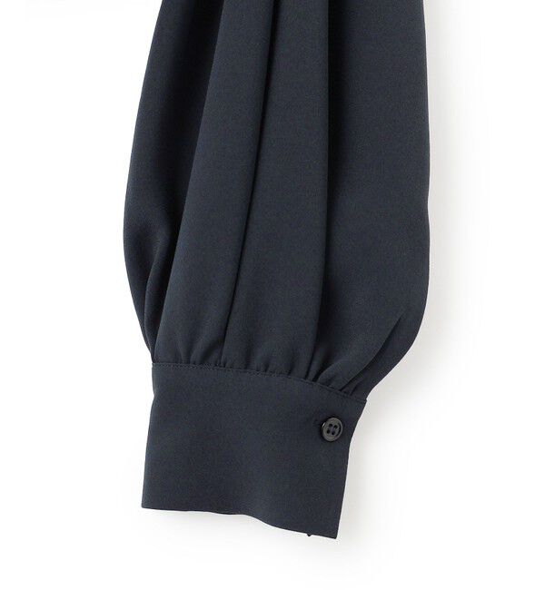 BEIGE,「【洗える】SIBYLLE / 配色カラーロングパフスリーブブラウス」|シャツ・ブラウス|