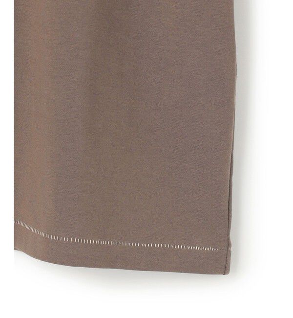 BEIGE,「【洗える】VERONICA / カラーステッチ半袖クルーネックＴシャツ」|Tシャツ・カットソー|