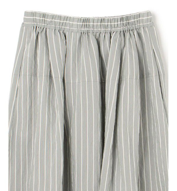 BEIGE,「【洗える】FREESIA / イージーウエストストライプフレアスカート」|スカート|