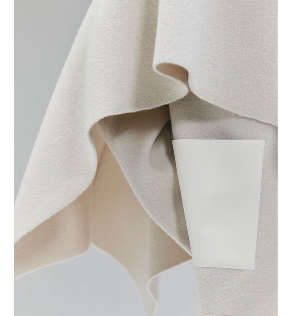 BEIGE,「CHICORA / プルオーバーウールニットケープ」|ストール|