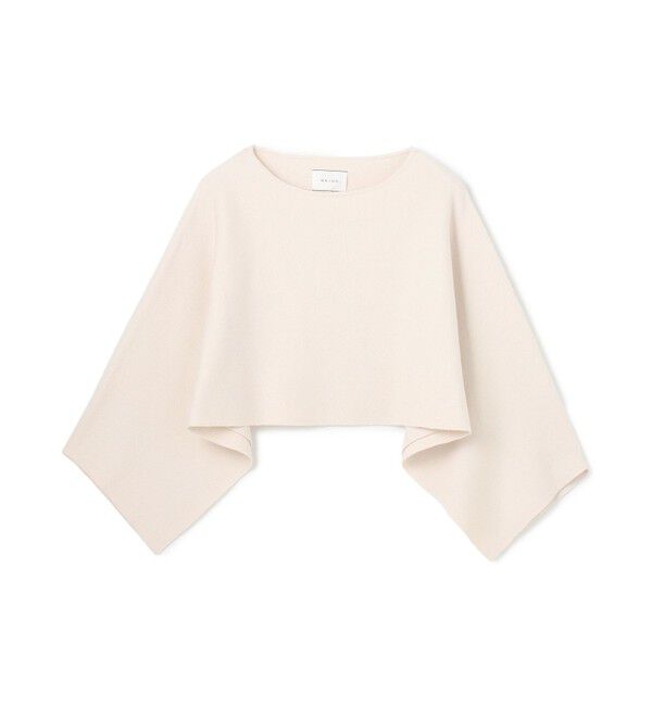 BEIGE,「CHICORA / プルオーバーウールニットケープ」|ストール|