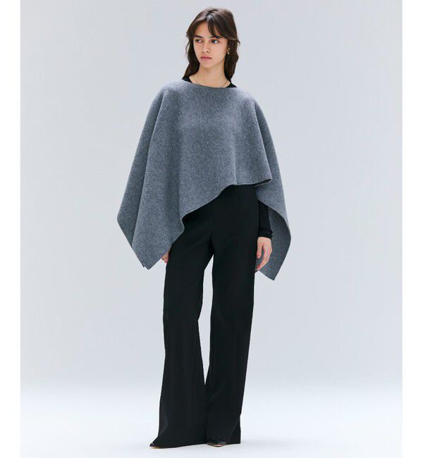 BEIGE,「CHICORA / プルオーバーウールニットケープ」|ストール|