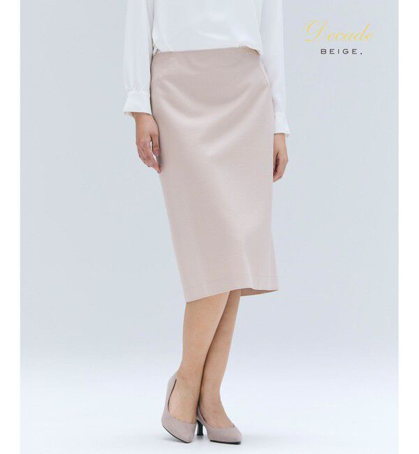 BEIGE,「【セットアップ対応】CORBY / ウールタイトスカート」|スカート|Nude