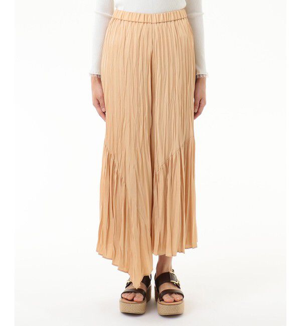 Diagram「ワッシャーフレアパンツ」|チノ|ベージュ