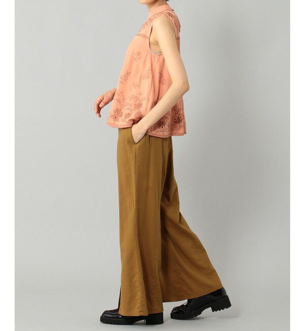 GRACE CONTINENTAL「刺繍ハイネックノースリーブ」|シャツ・ブラウス|