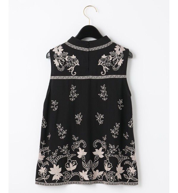 GRACE CONTINENTAL「刺繍ハイネックノースリーブ」|シャツ・ブラウス|