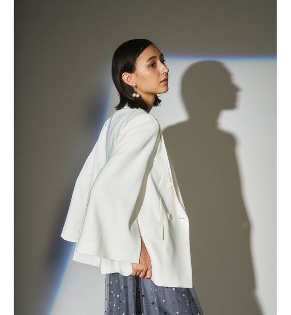  「トリアセフレアスリーブジャケット」|テーラードジャケット|