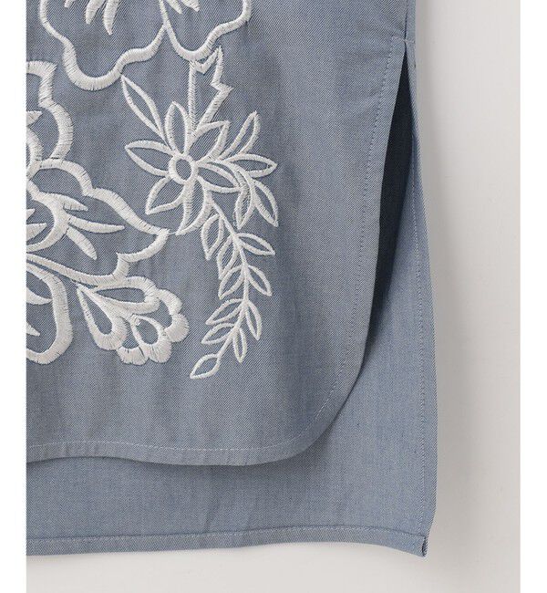  「セーラーカラー刺繍ワンピース」|ワンピース|