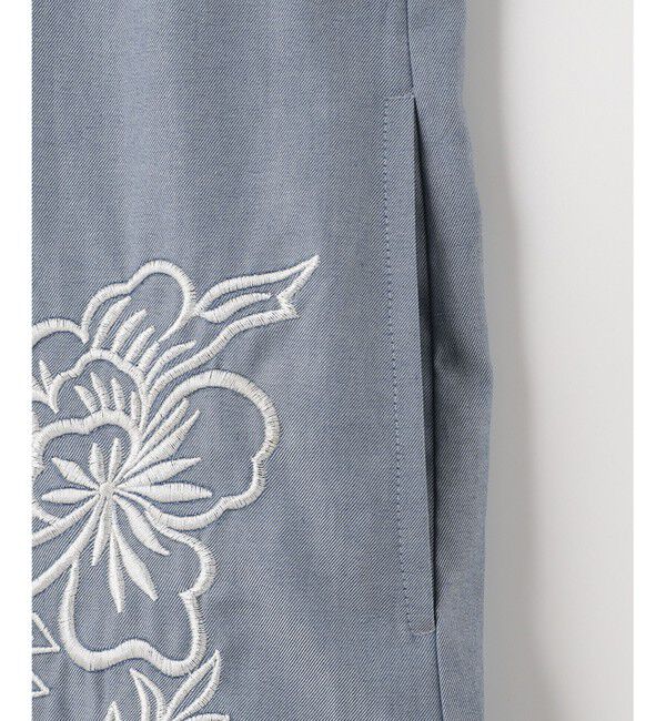  「セーラーカラー刺繍ワンピース」|ワンピース|