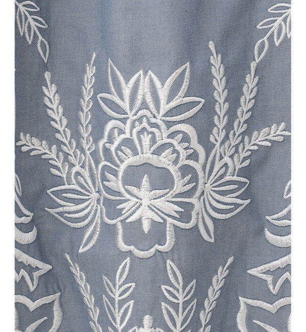  「セーラーカラー刺繍ワンピース」|ワンピース|