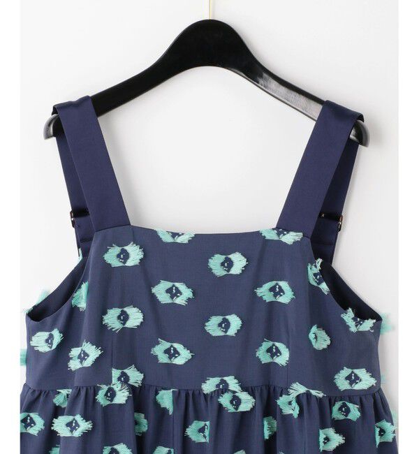  「カットジャガードノースリーブワンピース」|ワンピース|