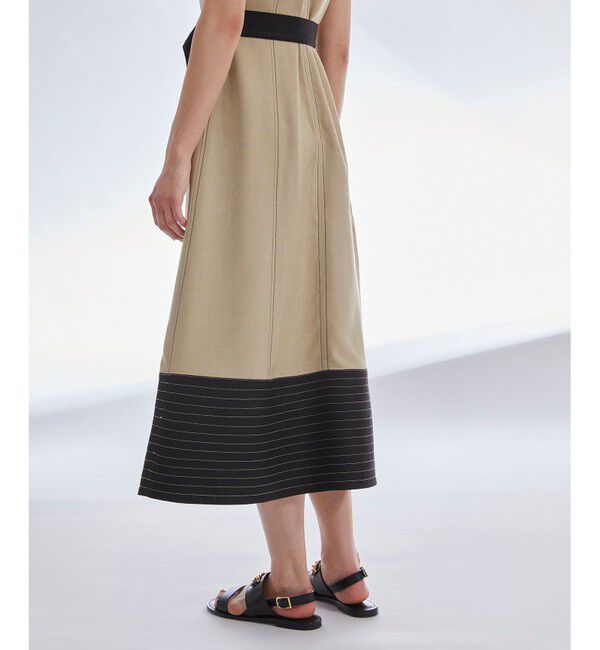  「ステッチフレアサックワンピース」|ワンピース|