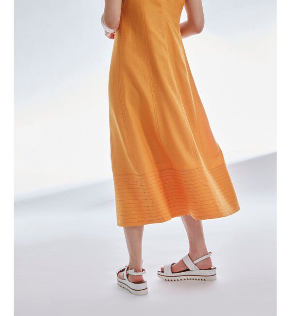  「ステッチフレアサックワンピース」|ワンピース|