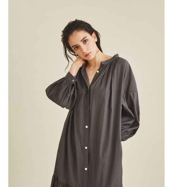  「ライトタフタシャツワンピース」|ワンピース|