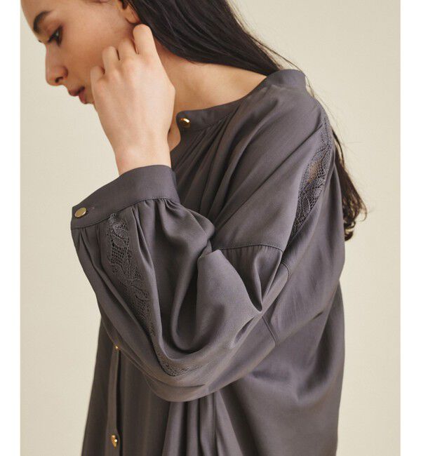  「ライトタフタシャツワンピース」|ワンピース|