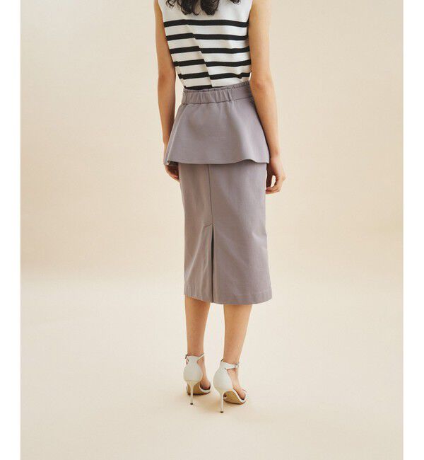 Grace Class「ビットベルト付裏毛タイトスカート」|スカート|