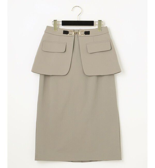 Grace Class「ビットベルト付裏毛タイトスカート」|スカート|