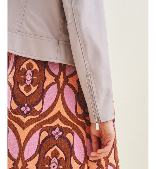  「レザーノーカラーライダース」|ライダースジャケット|