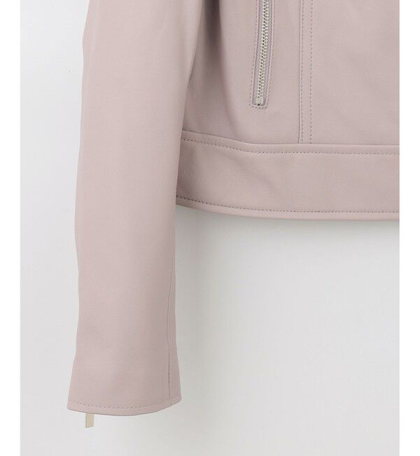  「レザーノーカラーライダース」|ライダースジャケット|