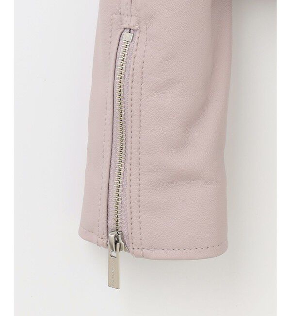  「レザーノーカラーライダース」|ライダースジャケット|