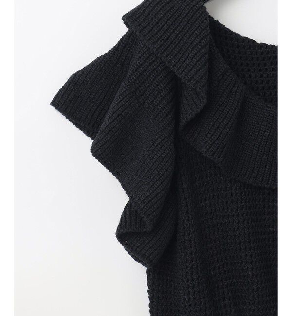 GRACE CONTINENTAL「タックスクエアニットトップ」|ニット・セーター|