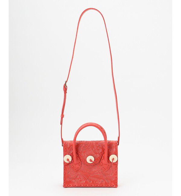 Carving Tribes「miniMaestra 23AW」|ショルダー・メッセンジャー|レッド